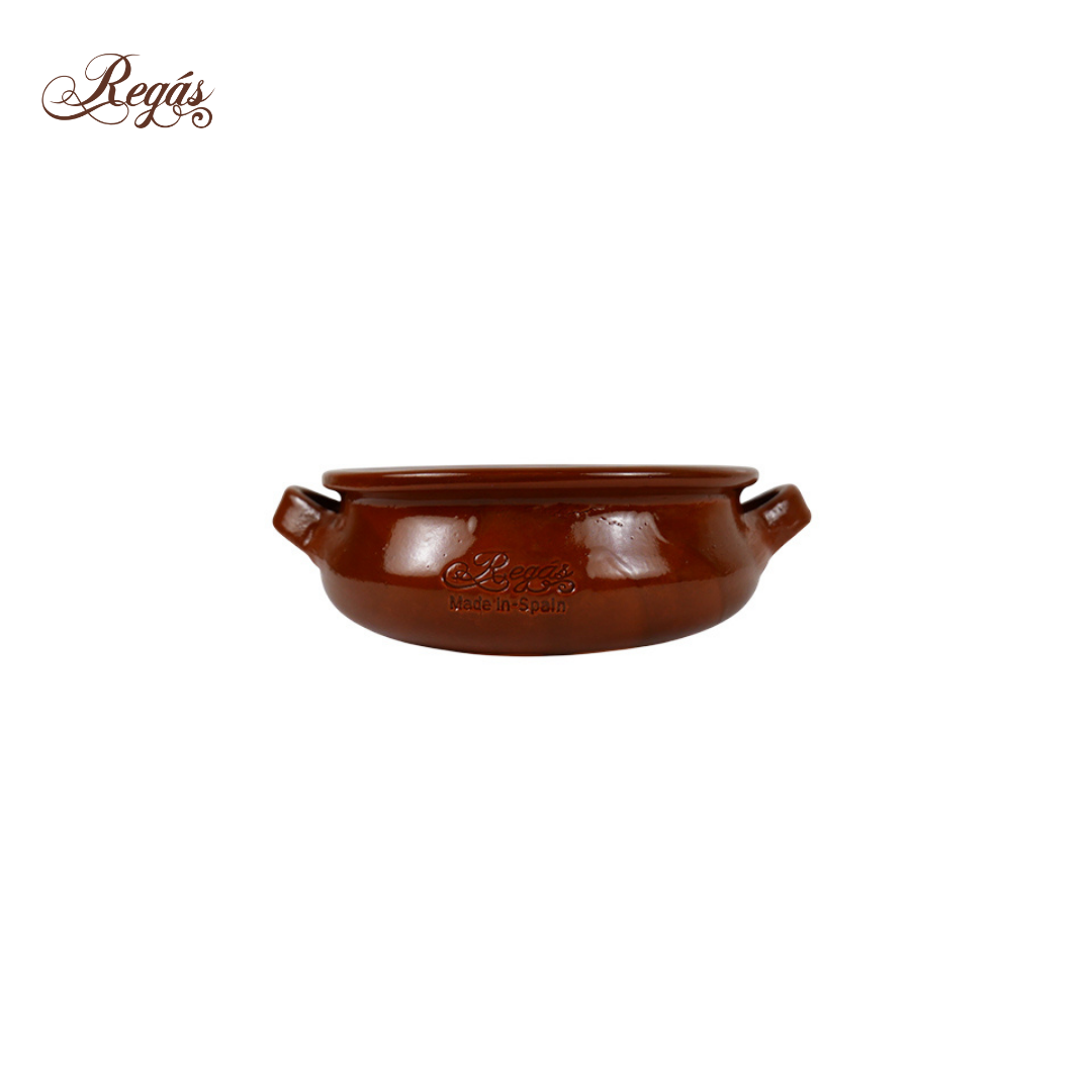 Regas Terracota Bombee Round Casserole With Lid 13cm / 5"