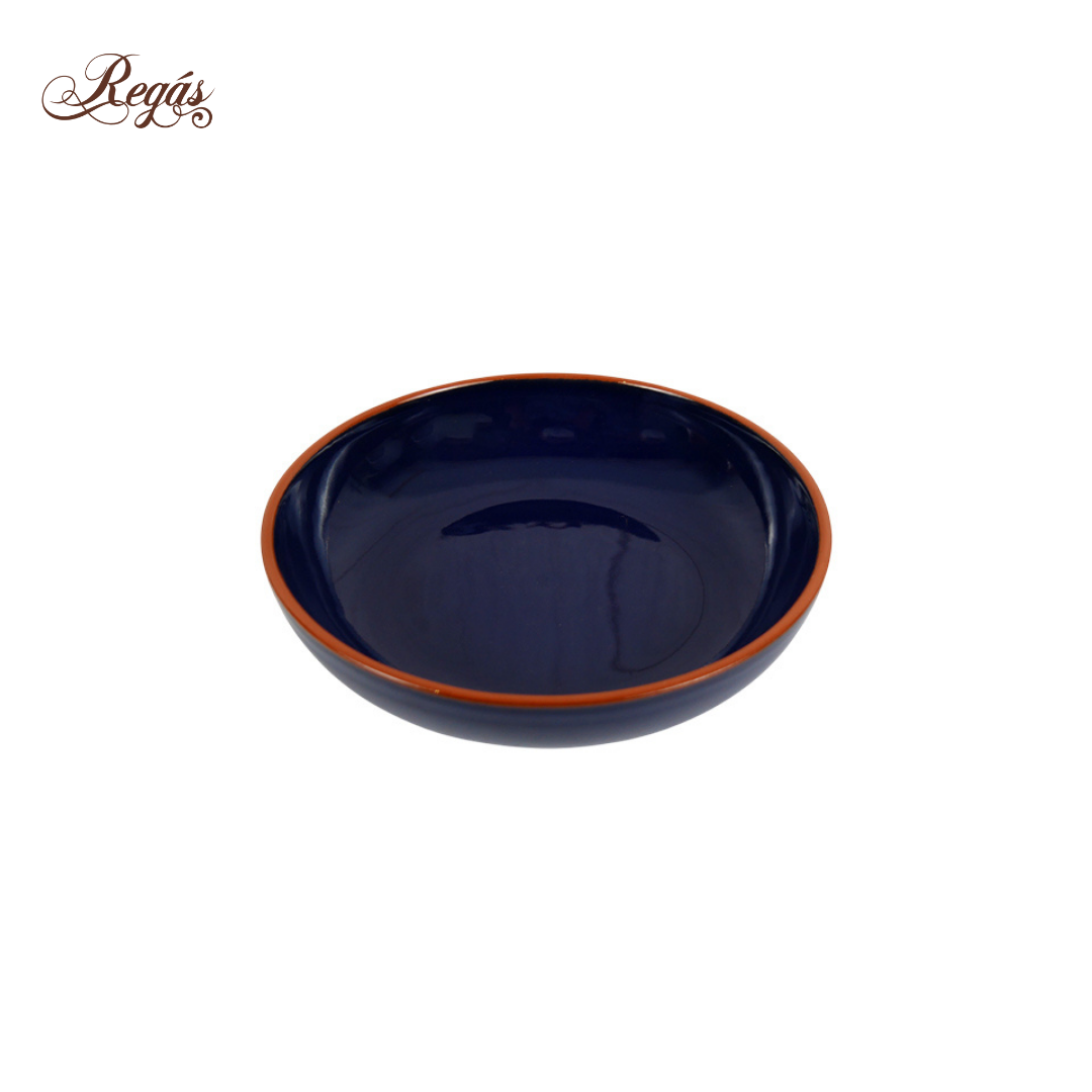 Regas Terracota Casserole Cobalt 22cm / 8.5"