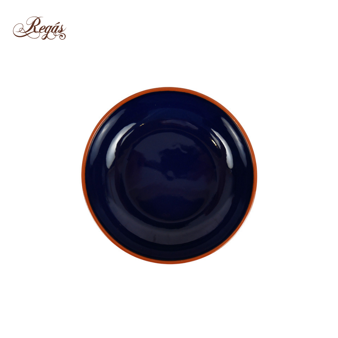 Regas Terracota Casserole Cobalt 22cm / 8.5"