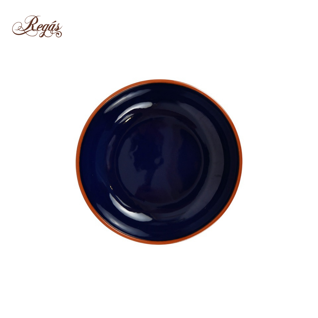 Regas Terracota Casserole Cobalt 22cm / 8.5"
