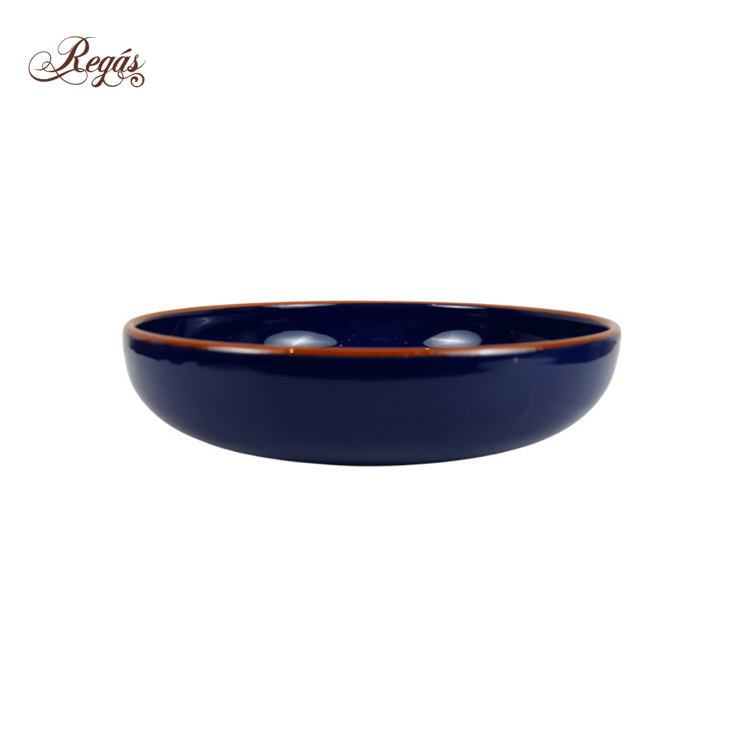 Regas Terracota Casserole Cobalt 26cm / 10"