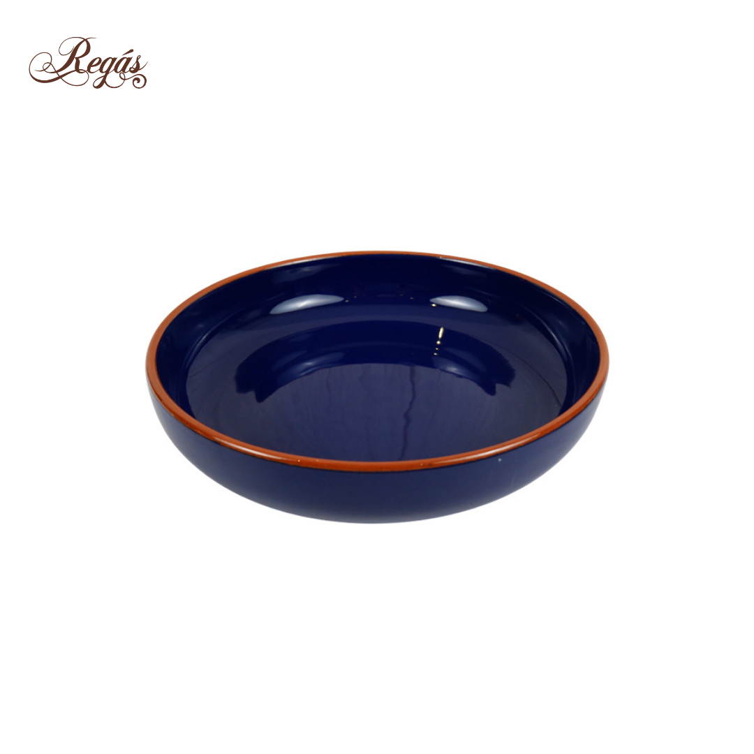 Regas Terracota Casserole Cobalt 26cm / 10"