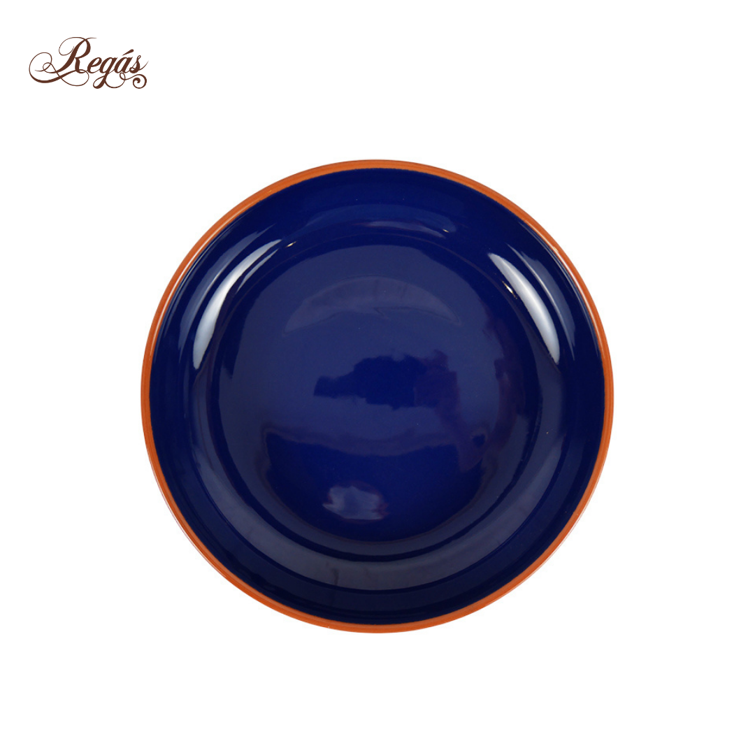 Regas Terracota Casserole Cobalt 26cm / 10"