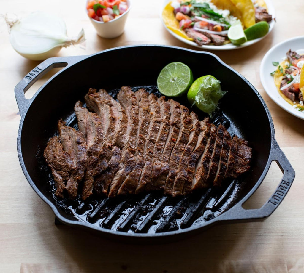 Lodge Seasoned Cast Iron Dual Handle Grill Pan 10.25"