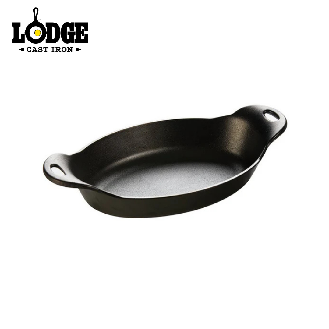 Lodge Heat-Treated Oval Cast Iron Mini Server 16oz
