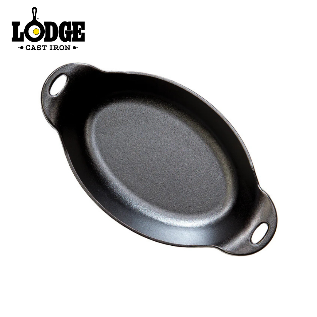 Lodge Heat-Treated Oval Cast Iron Mini Server 16oz