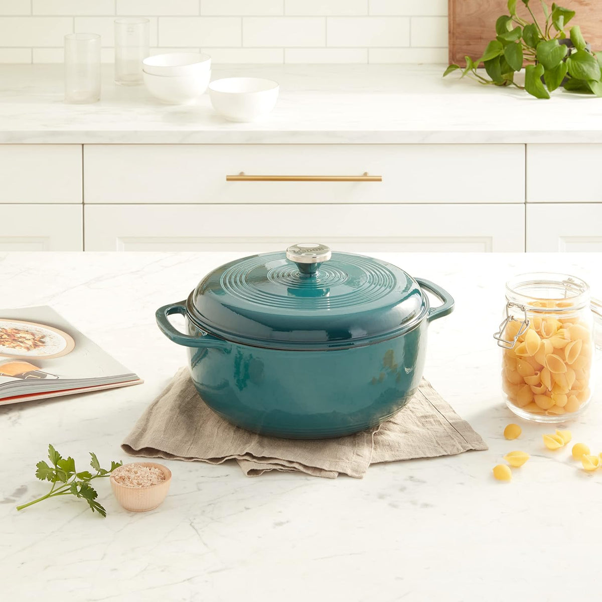 Lodge Enameled Dutch Oven Lagoon 6QT