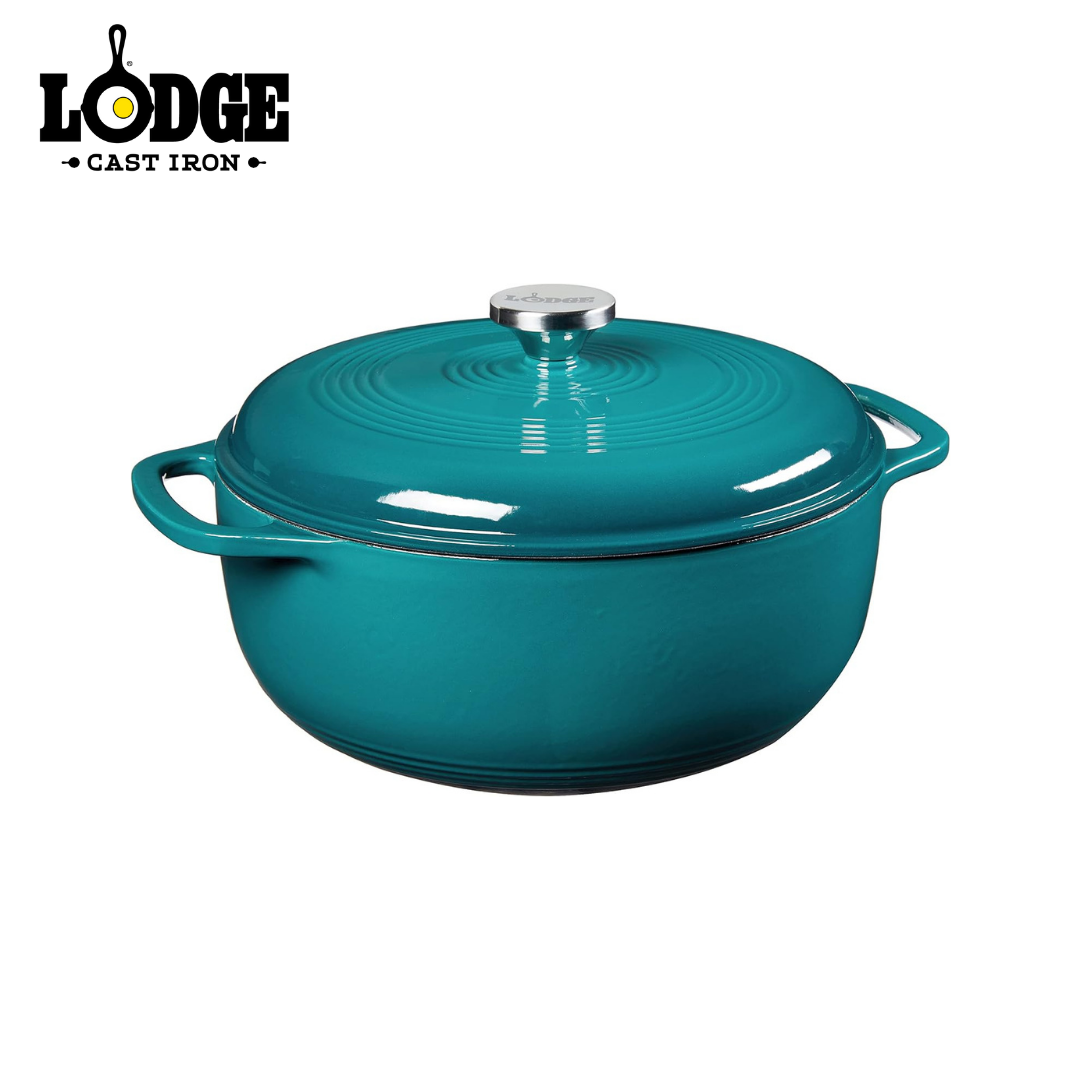 Lodge Enameled Dutch Oven Lagoon 6QT