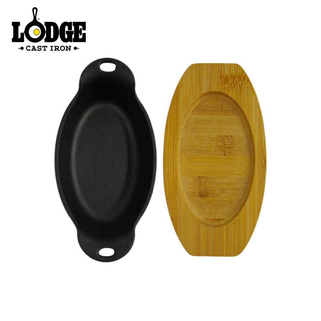 Lodge Oval Server 9oz with Free Underliner