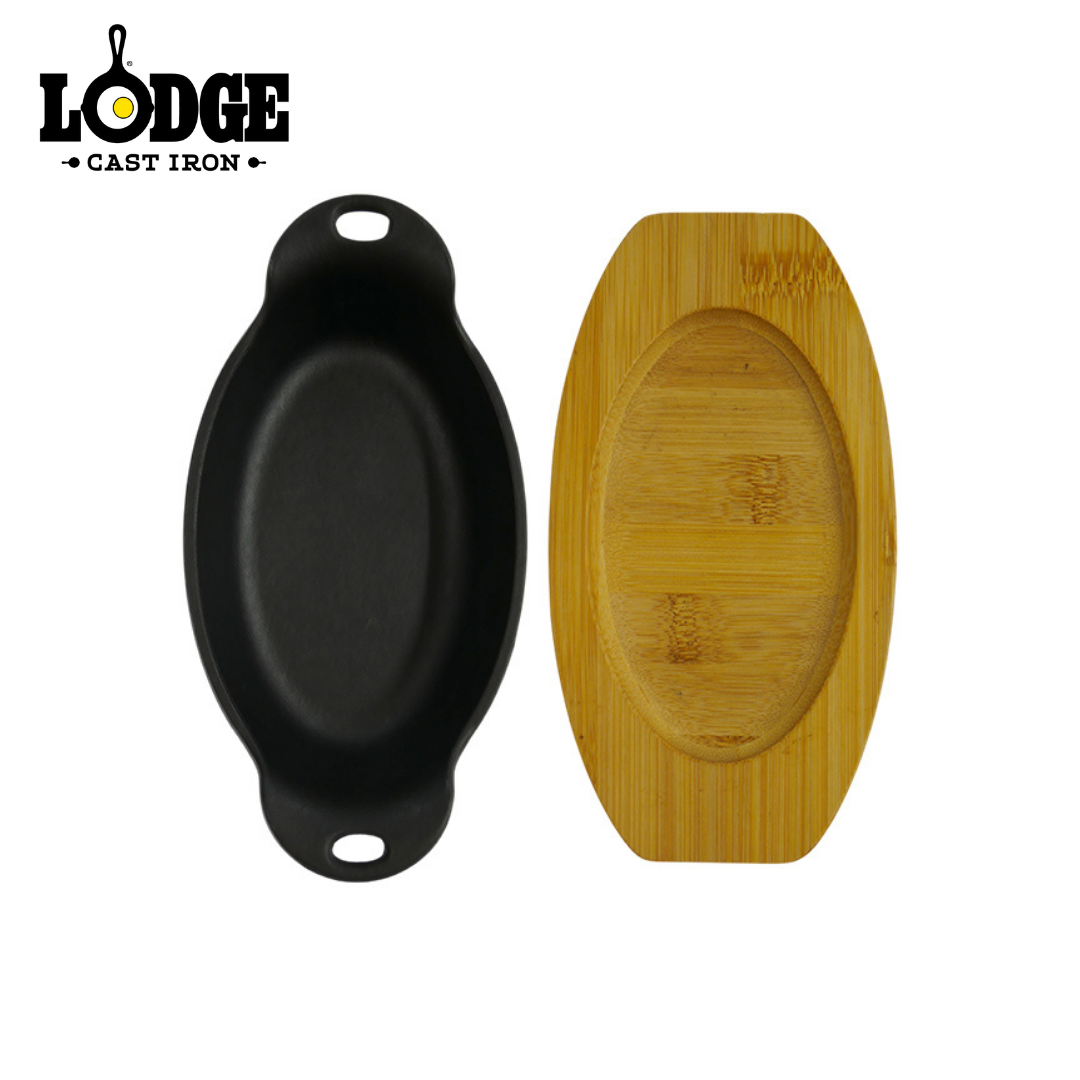 Lodge Oval Server 9oz with Free Underliner