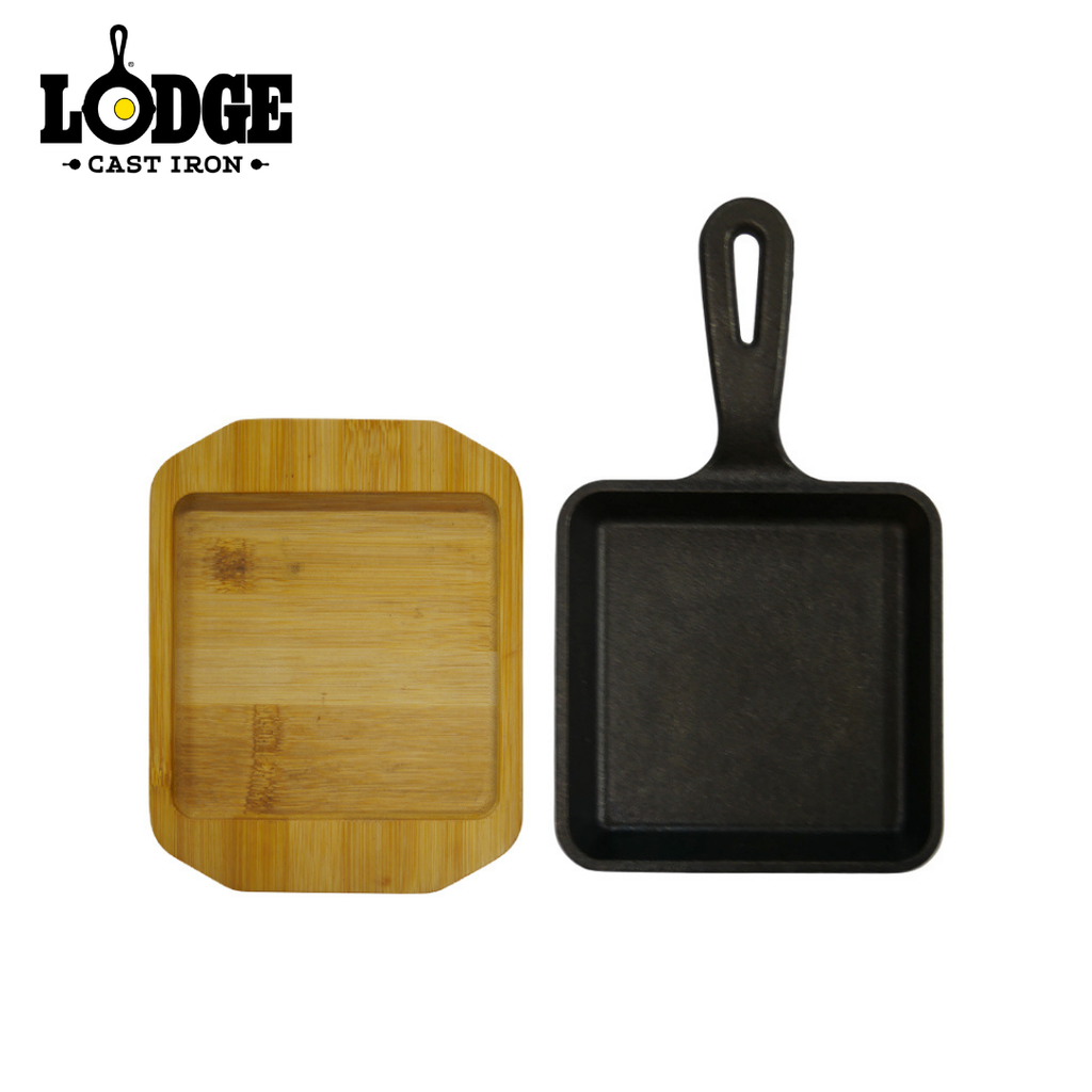 Lodge Skillet Square 5.5" with Free Underliner