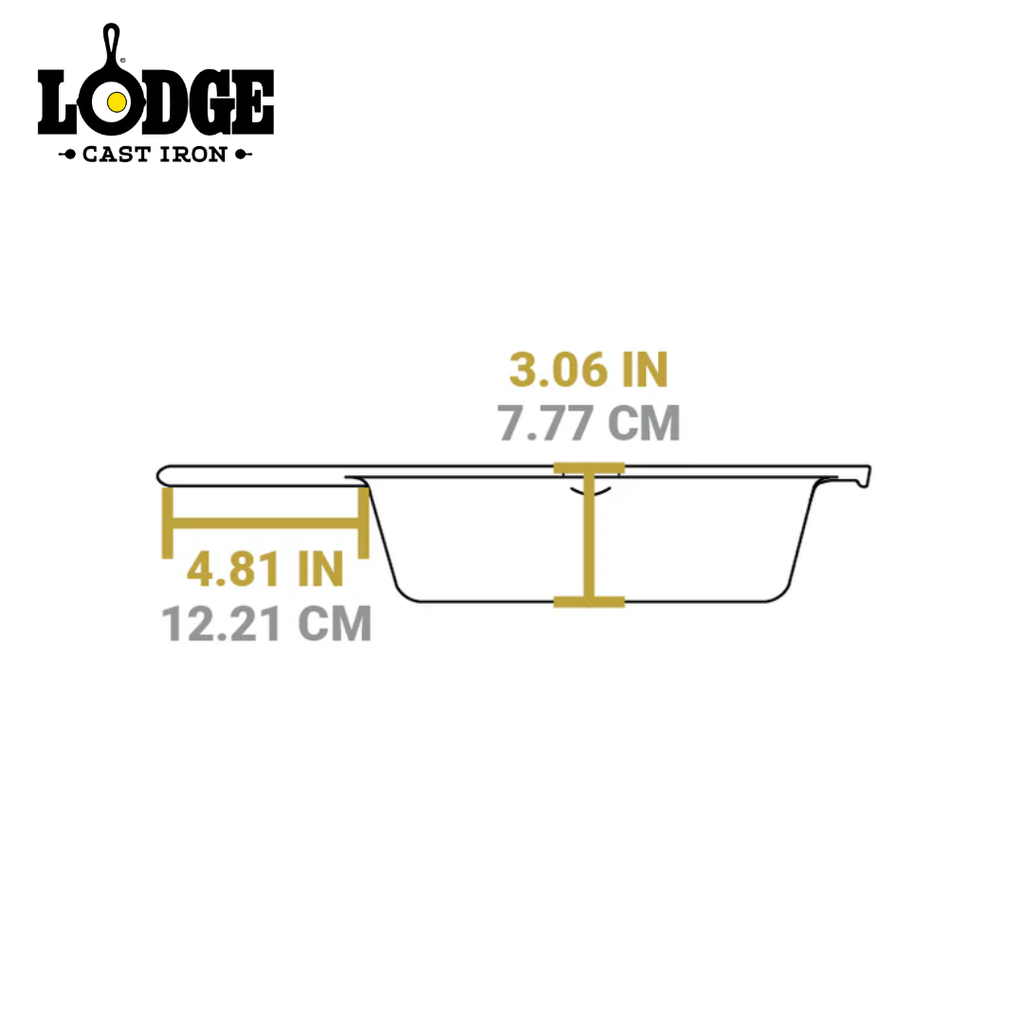 Lodge Cast Iron Deep Skillet 3.2QT