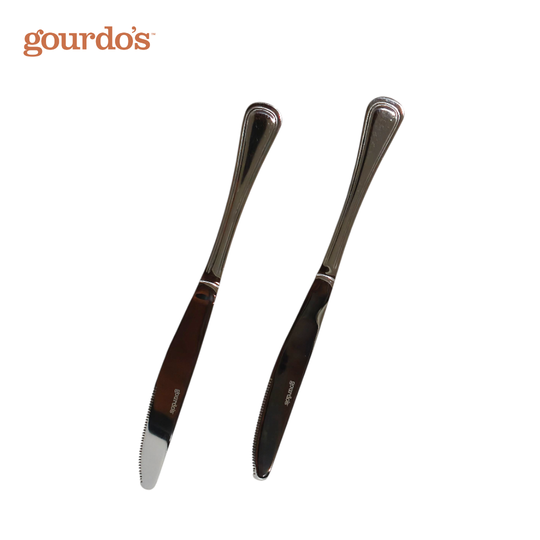 Dinner Knife Florence Stainless Steel 18/0 Mirror Polish Set of 2