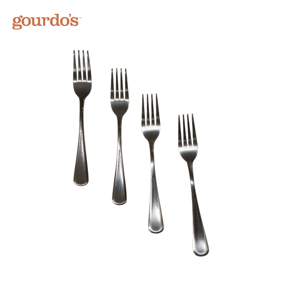 Dessert Fork Sierra Stainless Steel 18/0 Mirror Polish Set of 4