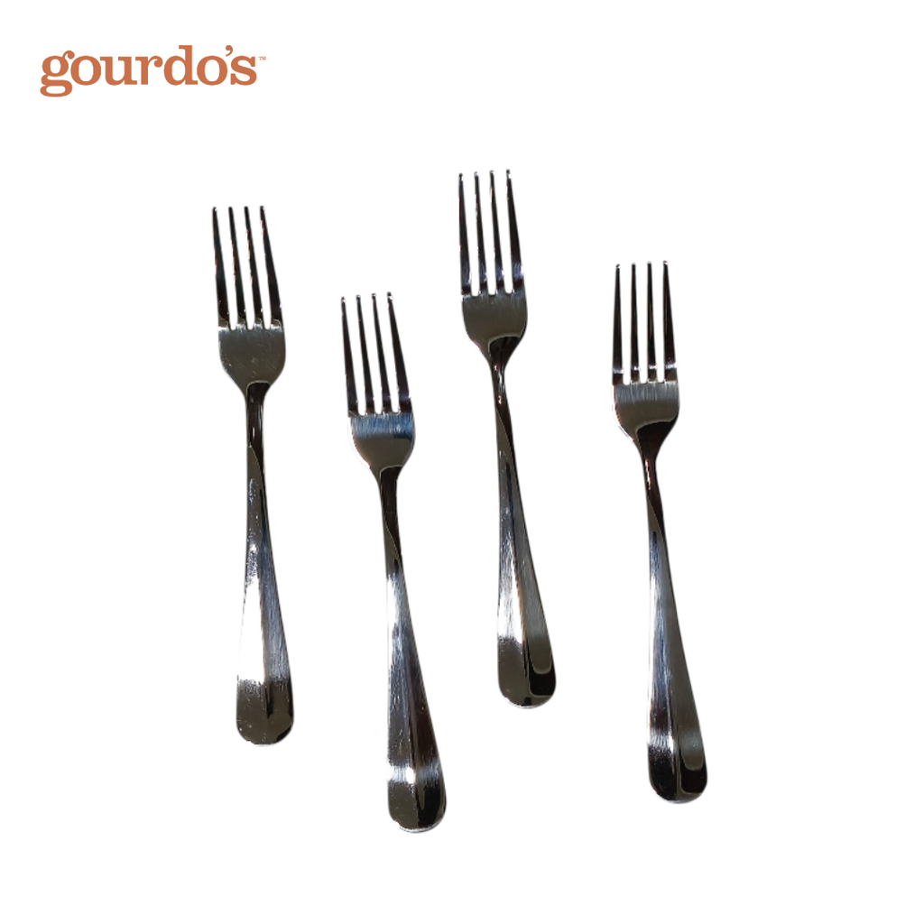 Dessert Fork Helsinki Stainless Steel 18/0 Mirror Polish Set of 4