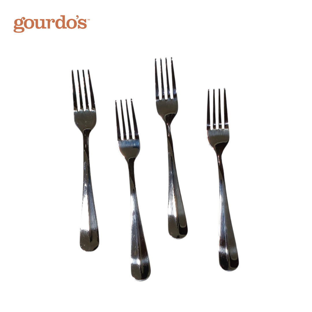 Dessert Fork Helsinki Stainless Steel 18/0 Mirror Polish Set of 4