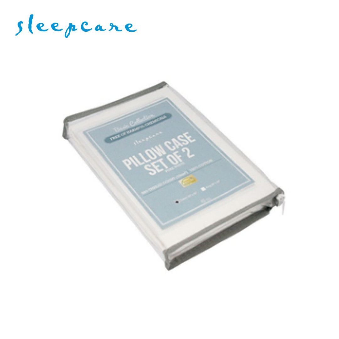 Sleepcare Basic White Pillow Case Set of 2 Queen 20x30"