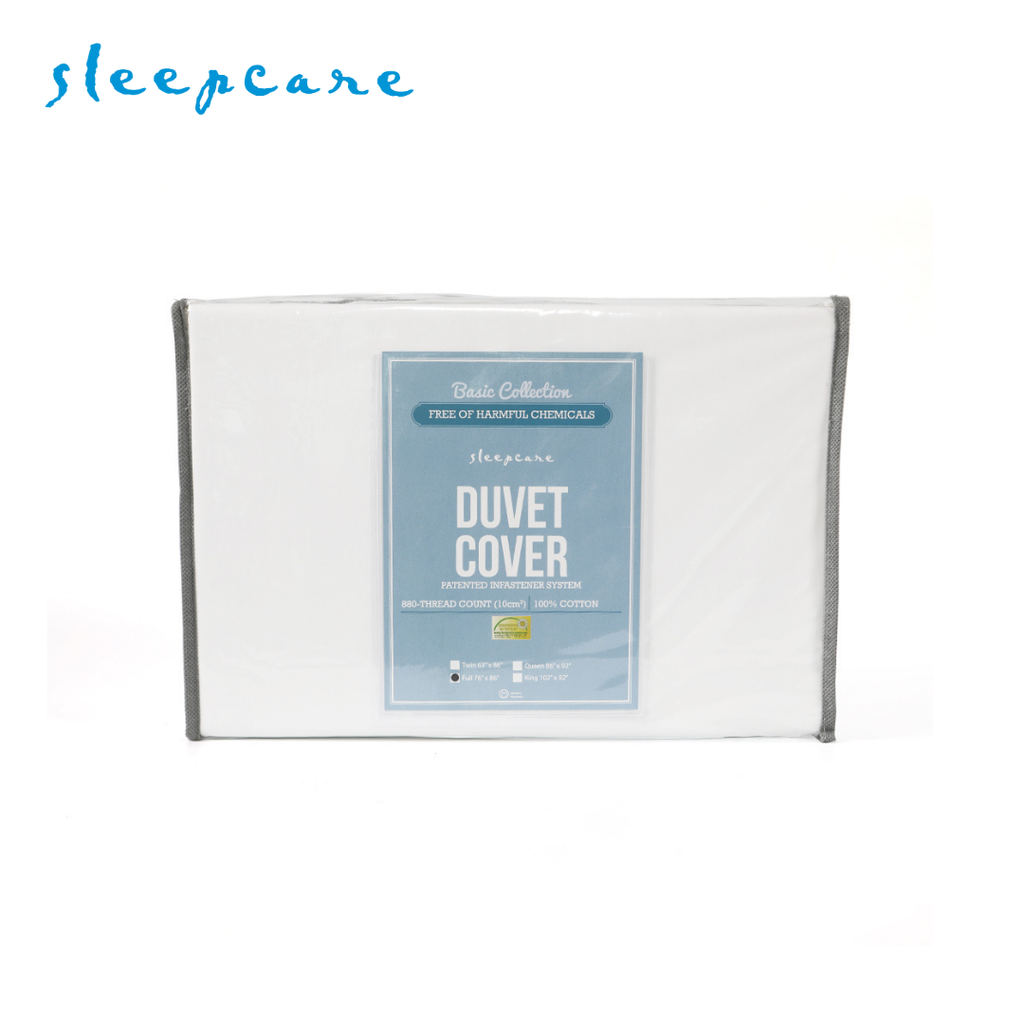 Sleepcare Basic White Duvet Cover Full 76x86