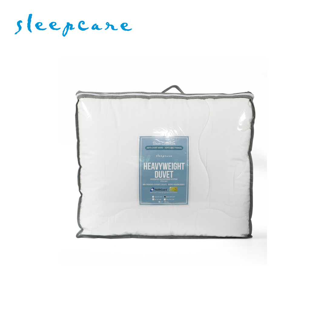 Sleepcare Anti Dust-Mite, Anti-Bacterial Duvet Heavyweight Queen 86x92" 250g