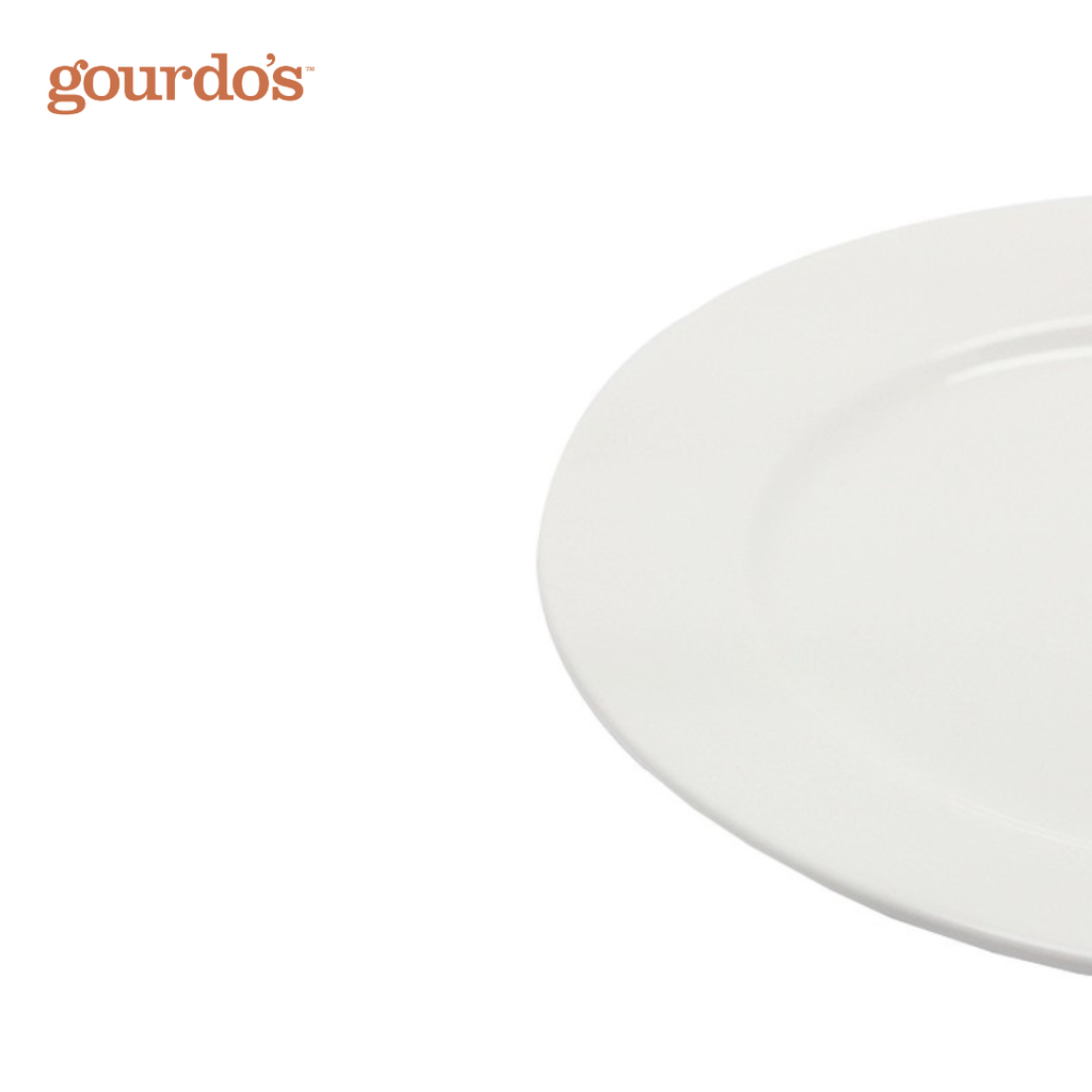 Gourdo's Porcelain Buffet Plate 10"