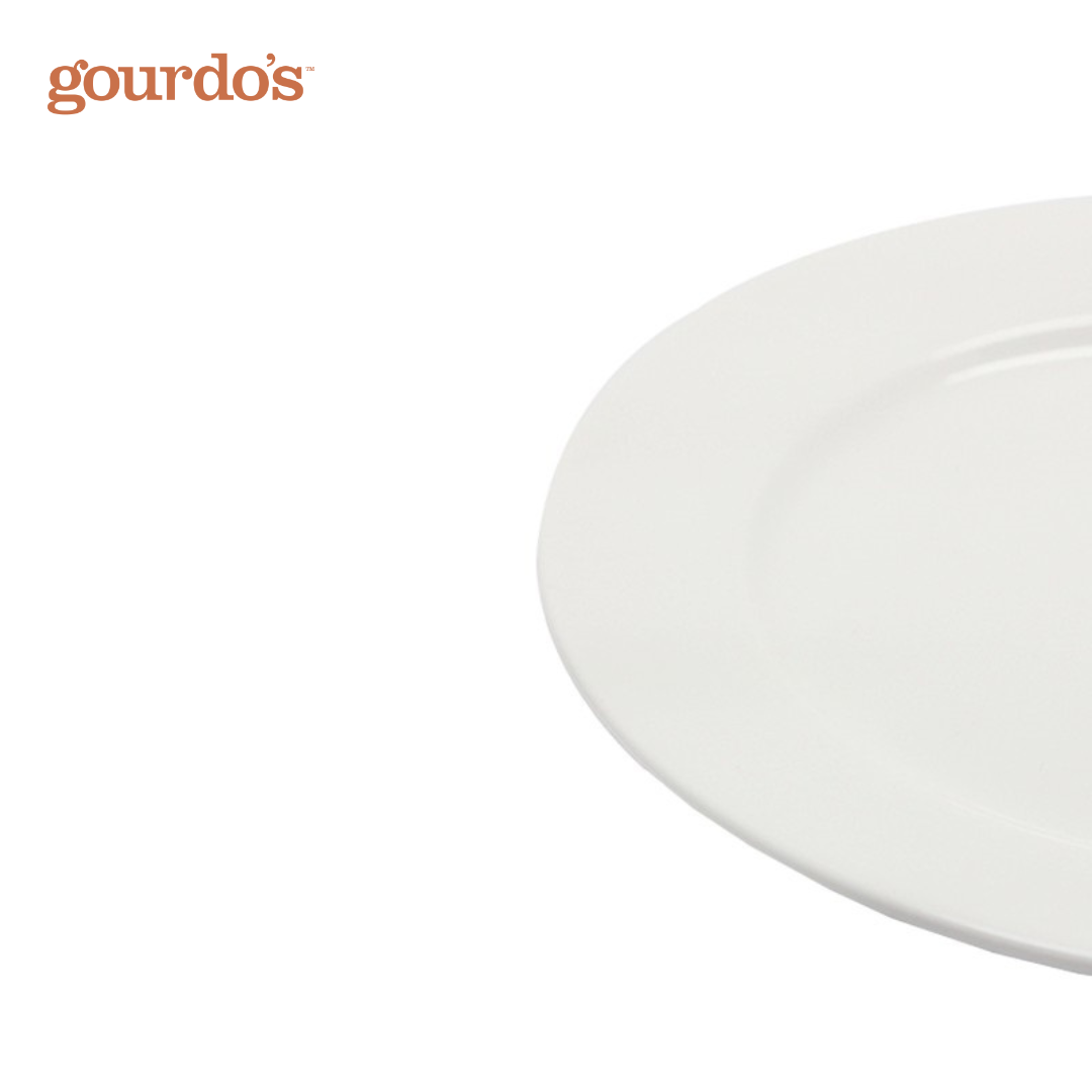 Gourdo's Porcelain Buffet Plate 10"