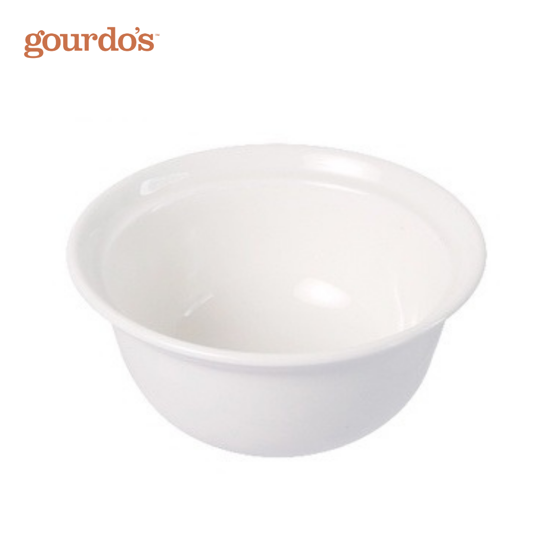 Gourdo's Porcelain Rice Bowl with Lid 5"