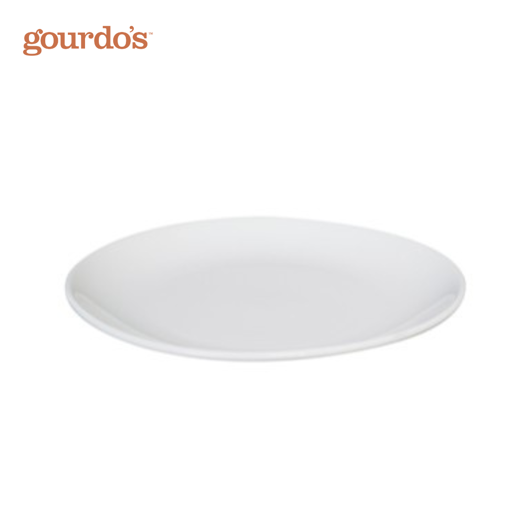 Gourdo's Porcelain Bistro Plate 10.25"