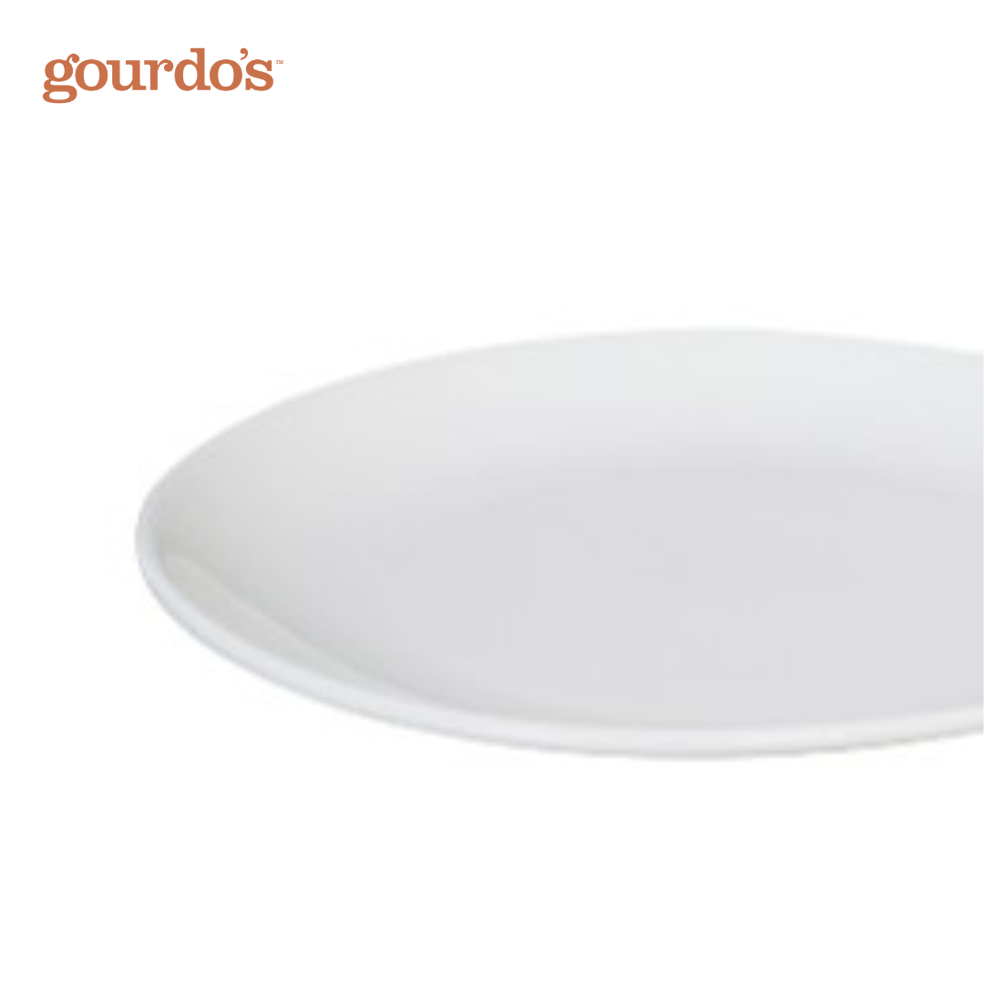 Gourdo's Porcelain Bistro Plate 10.25"