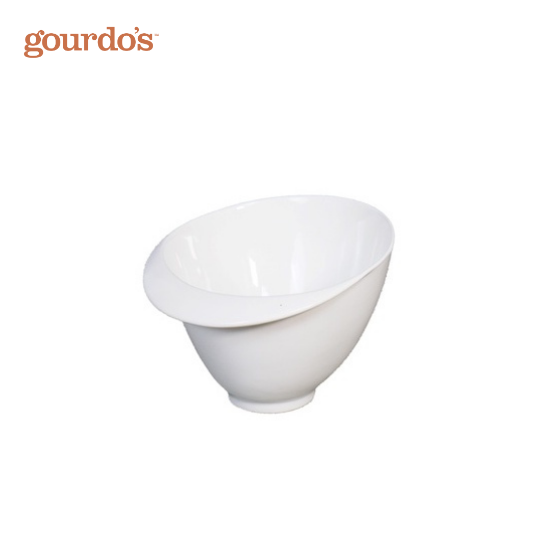 Gourdo's Porcelain Tilt Bowl Urban 6"