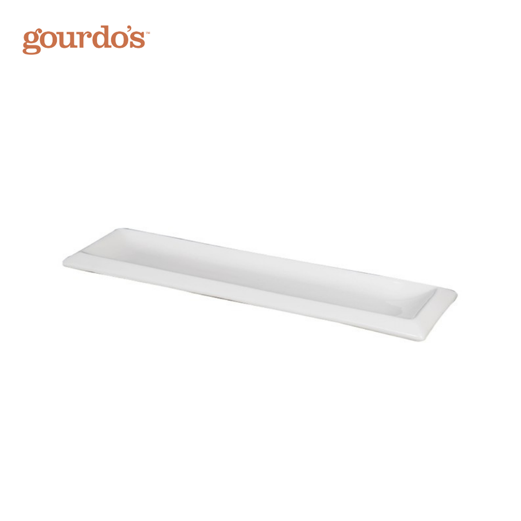 Gourdo's Porcelain Rectangular Long Dish