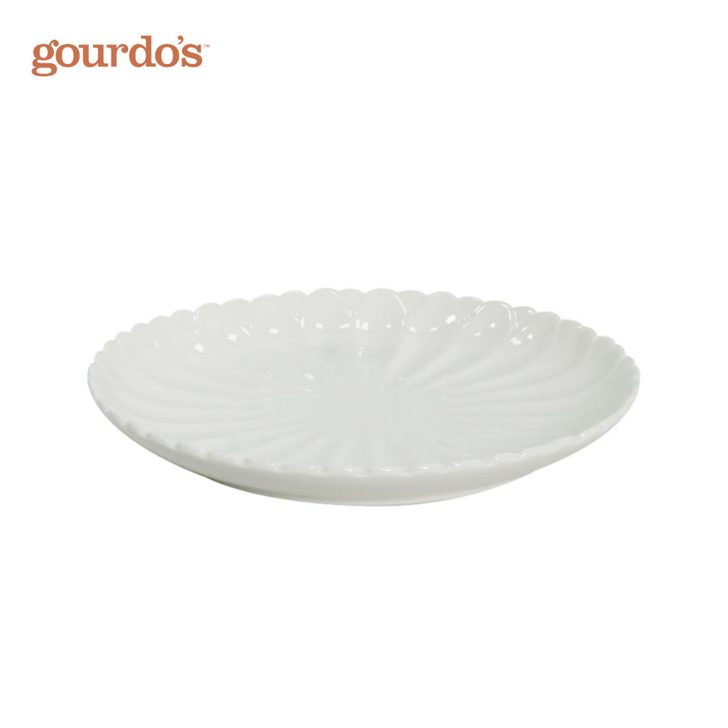 Gourdo's Porcelain Korean Magnolia Plate 8"