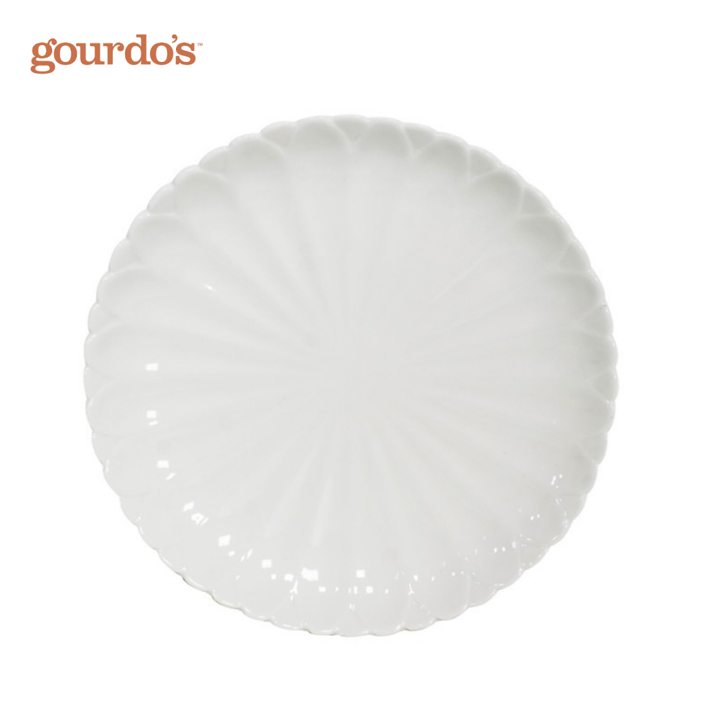 Gourdo's Porcelain Korean Magnolia Plate 8"