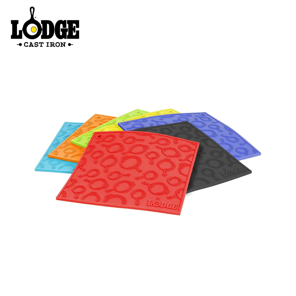 Lodge Silicone Square Trivet Skillet Pattern 7"