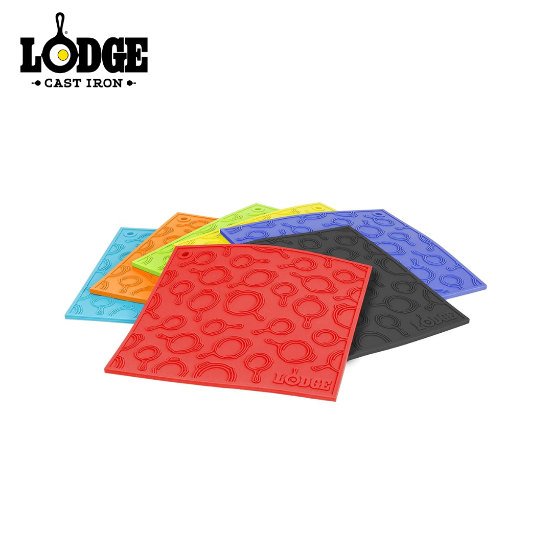 Lodge Silicone Square Trivet Skillet Pattern 7"