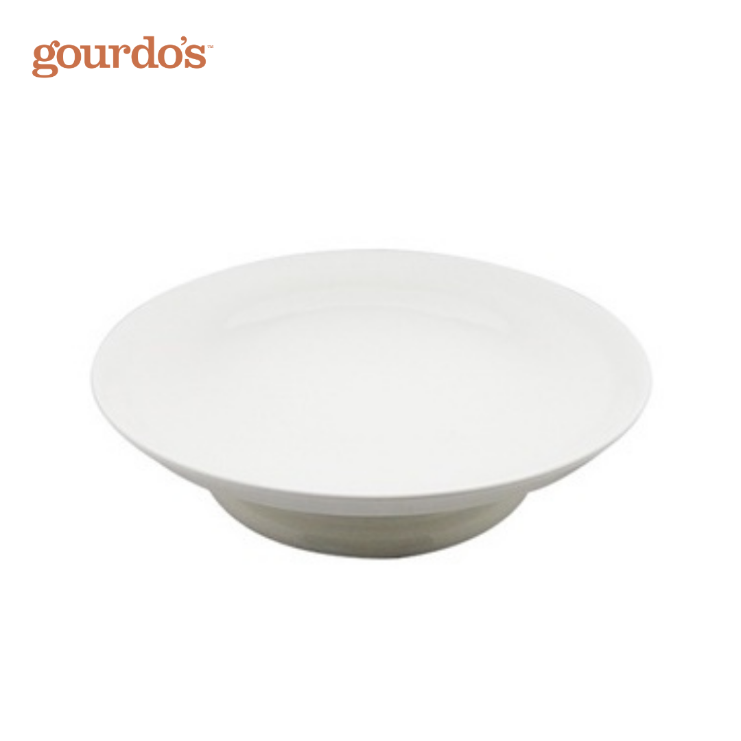 Gourdo's Porcelain Round Cake Stand 12"