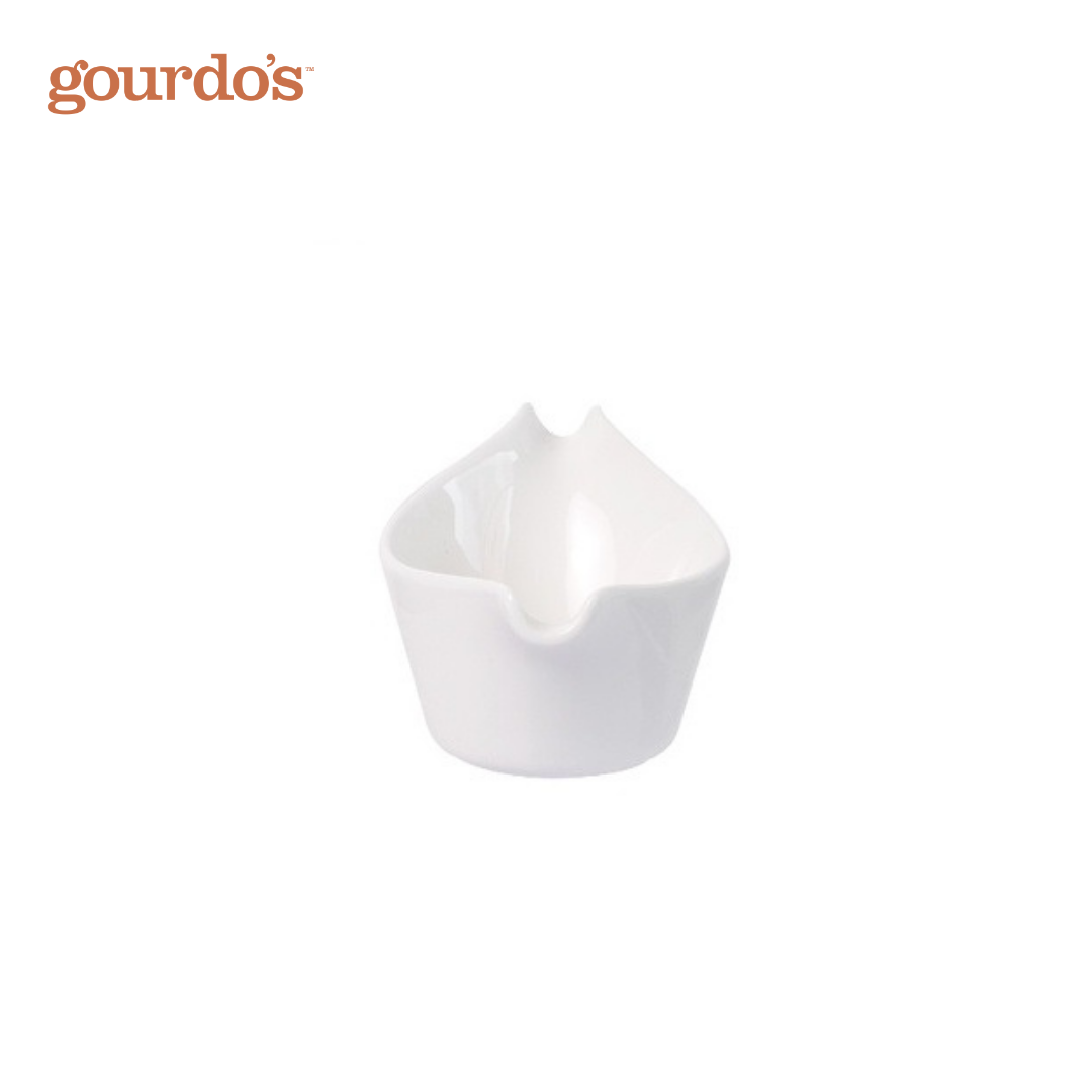 Gourdo's Porcelain Gravy Boat 5"