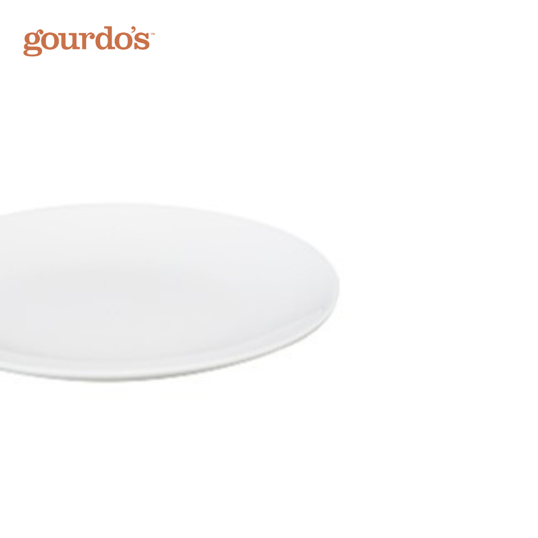 Gourdo's Porcelain Coupe Plate 6"