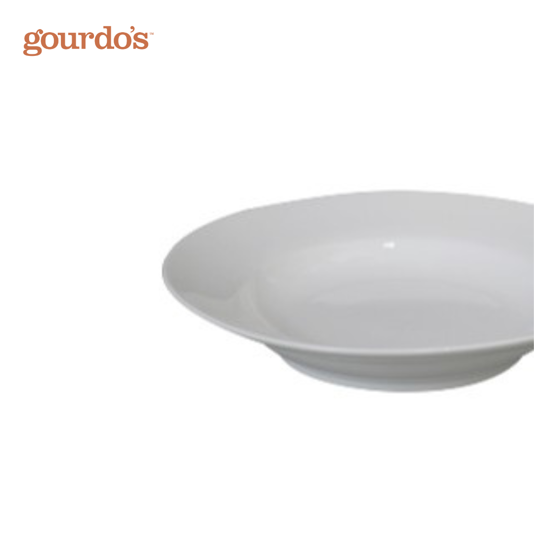 Gourdo's Porcelain Buffet Soup Plate 9"