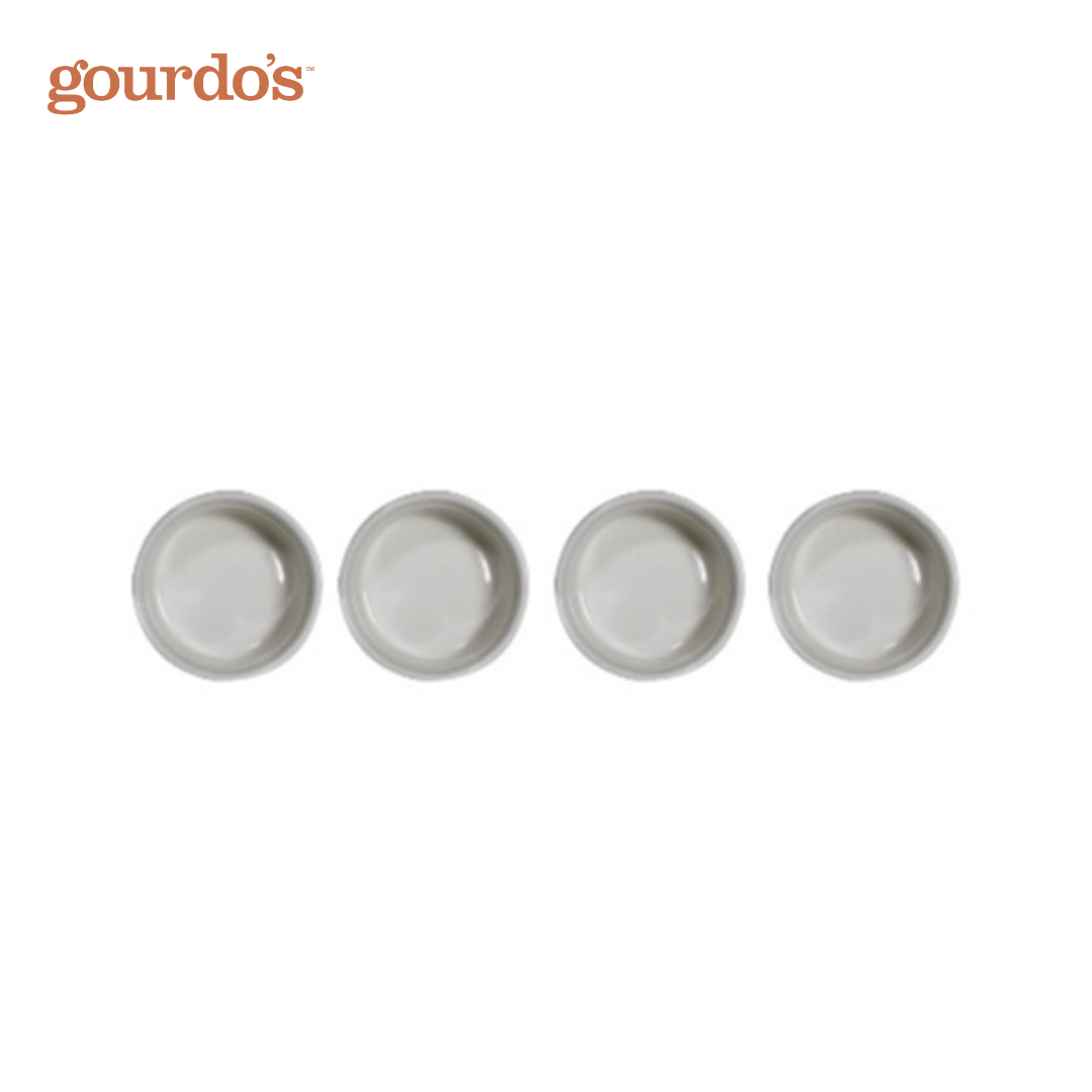Gourdo's Porcelain Ramekin Set of 4 2.5"