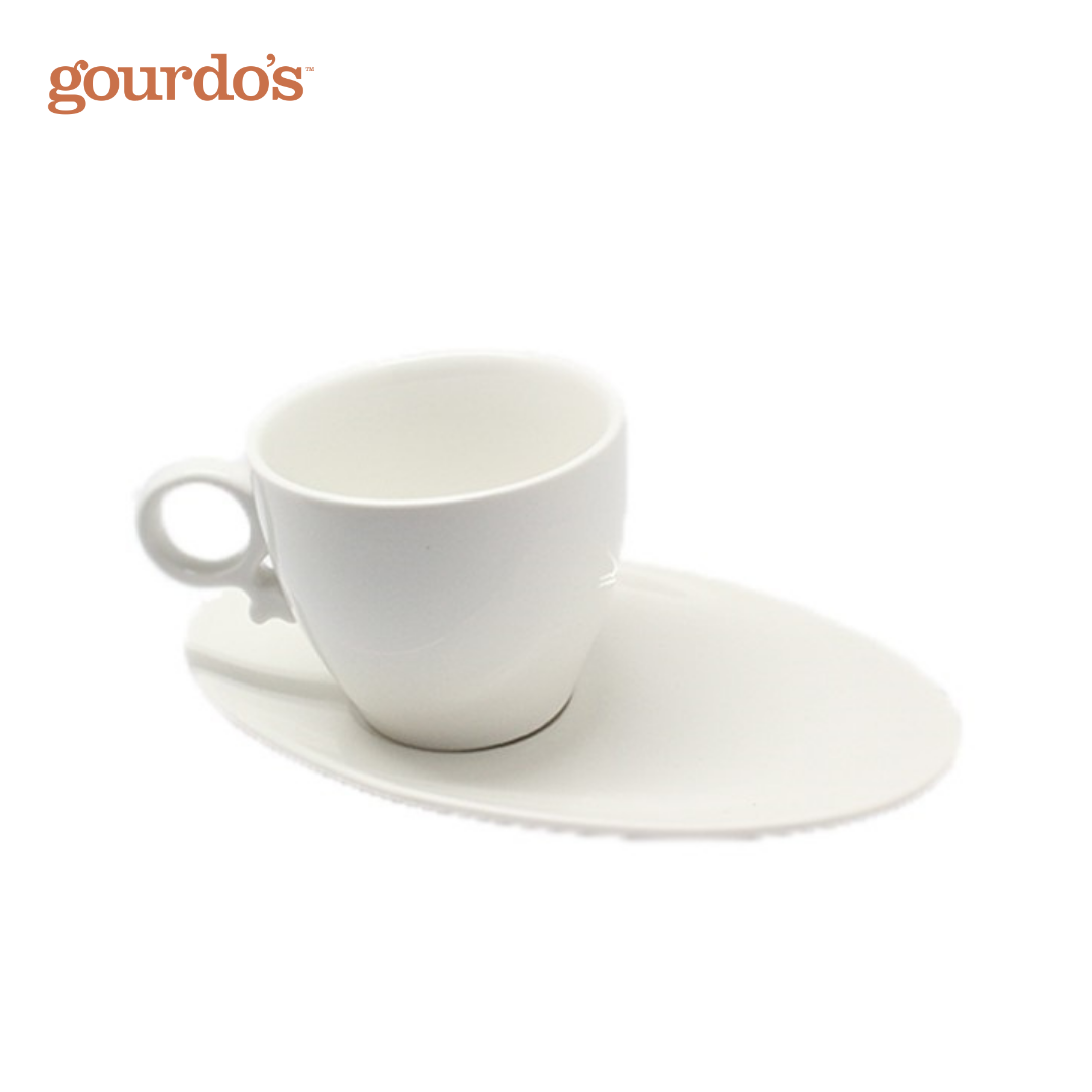 Gourdo's Porcelain Coffee Cup & Saucer 220cc