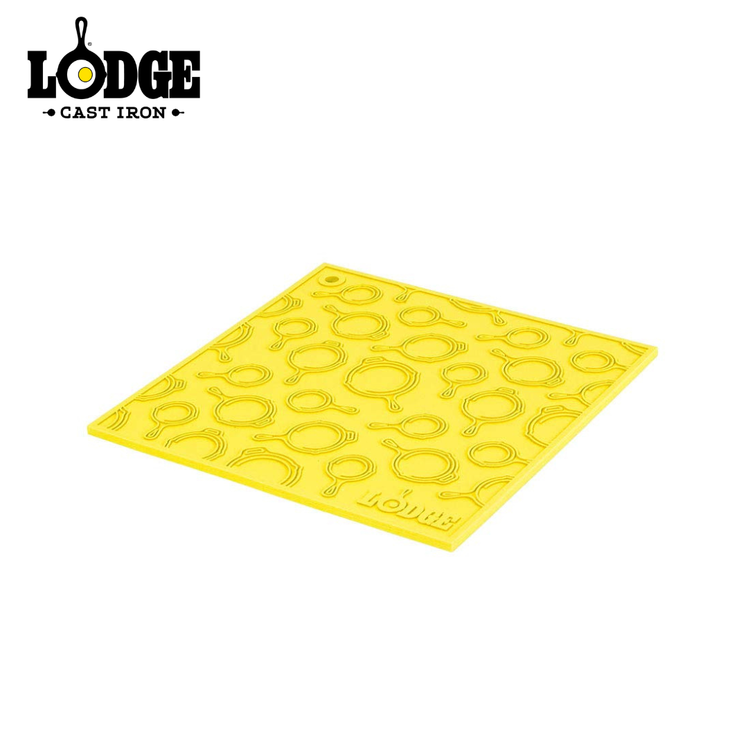 Lodge Silicone Square Trivet Skillet Pattern 7"