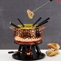 Swissmar Biel 11pc Fondue Set Copper