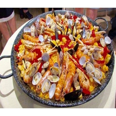 Paella Pan Enamel Esmaltada 38cm
