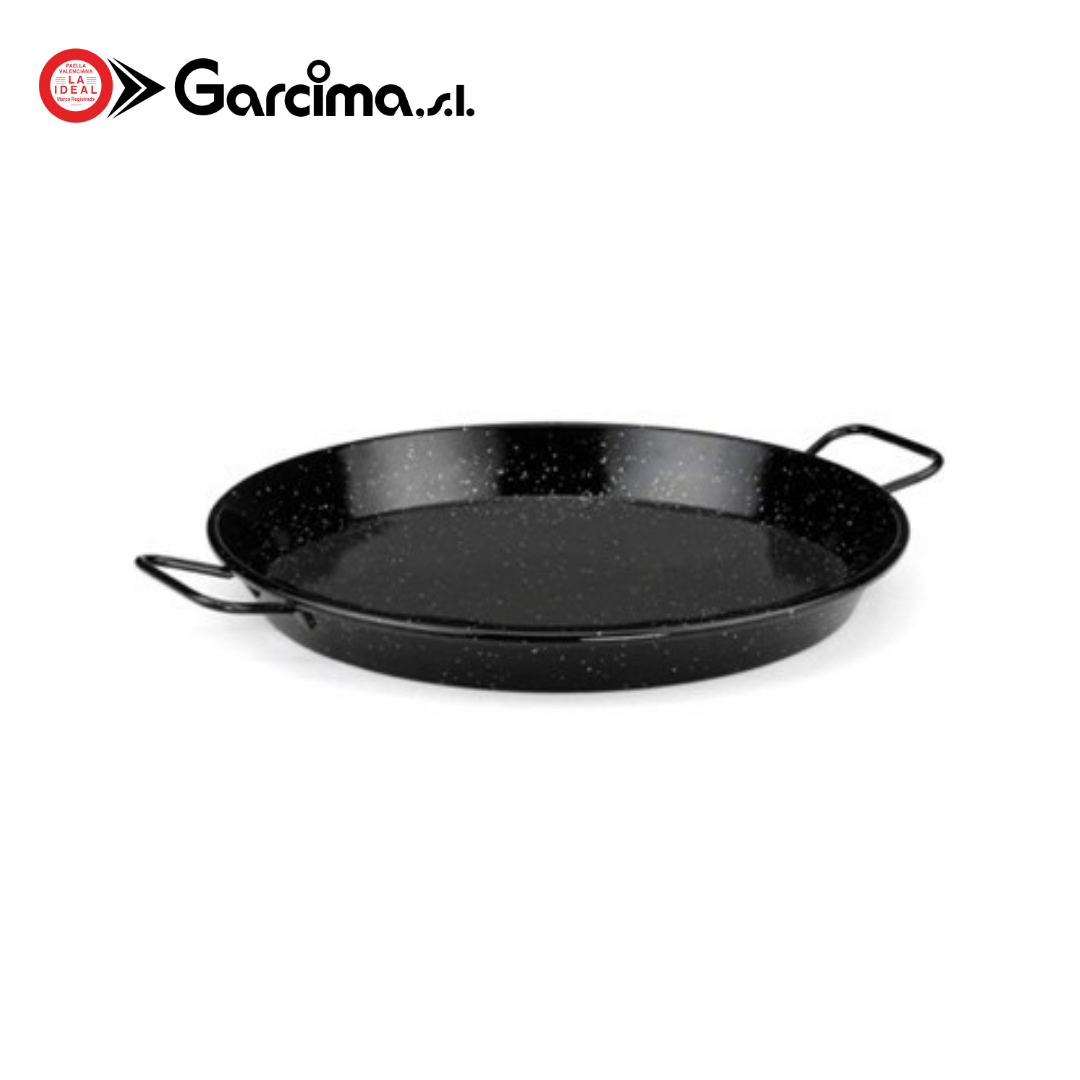 Garcima Paella Pata Negra Induction Esmaltada 34cm