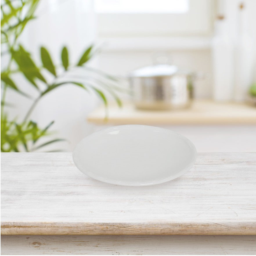 Gourdo's Porcelain Buffet Bamboo Rim Salad Plate 8"