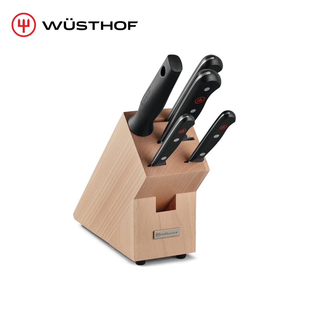 Wusthof Gourmet Knife Block with 5 Knives