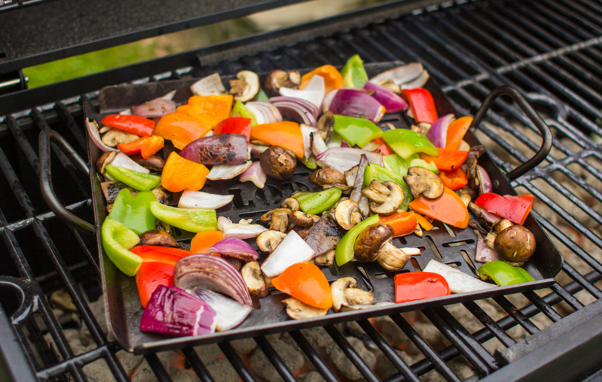 Lodge Seasoned Carbon Steel Grill Pan 13x12"