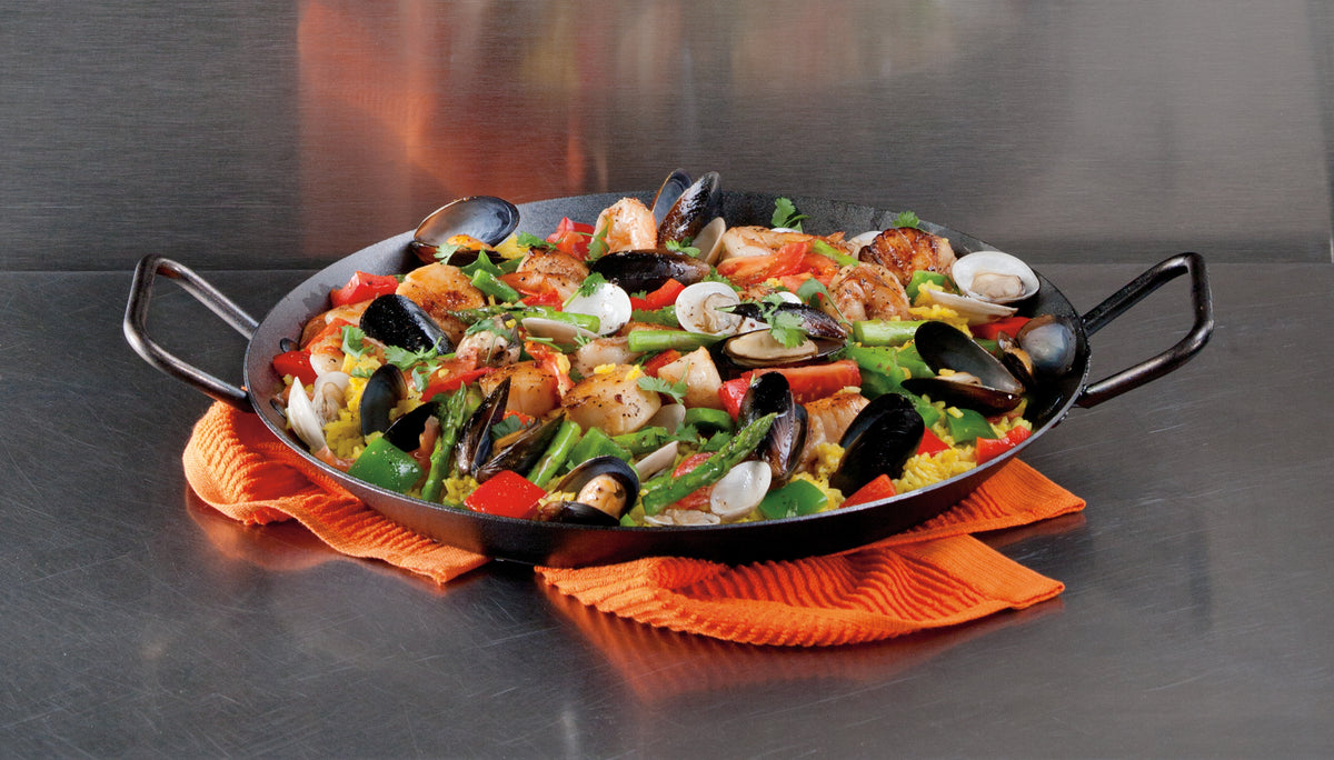 Lodge Carbon Steel Skillet Dual Handle 15"