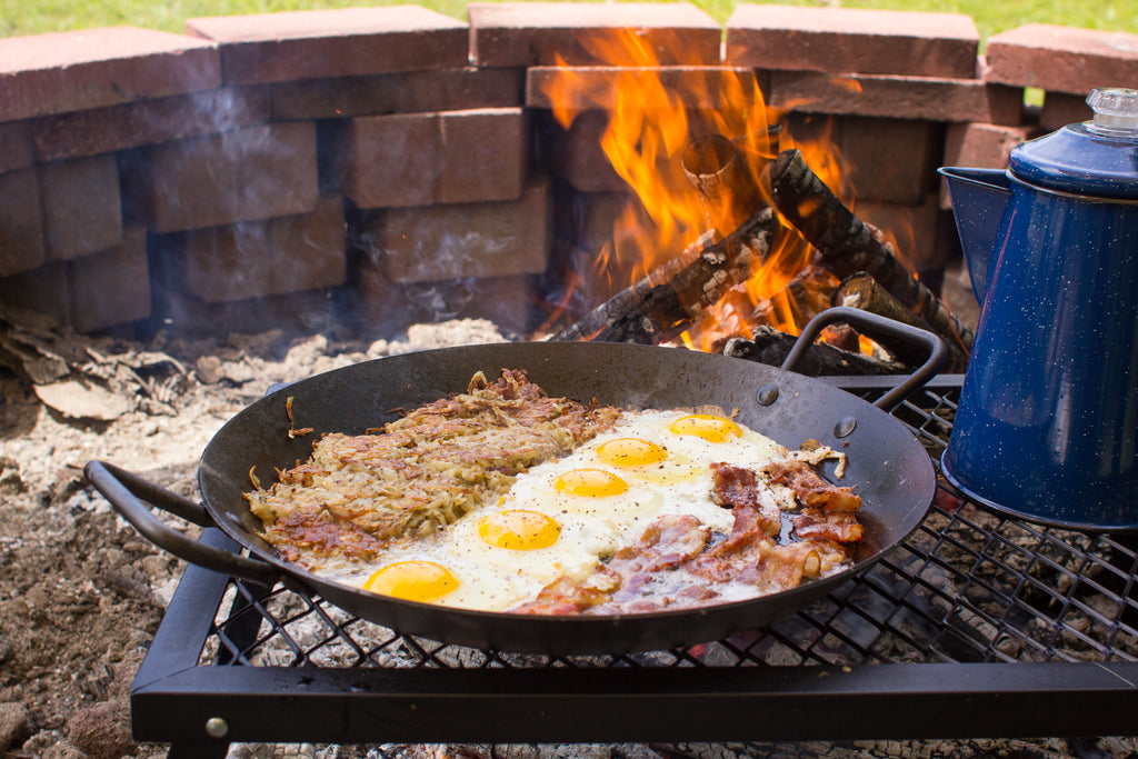 Lodge Carbon Steel Skillet Dual Handle 15"