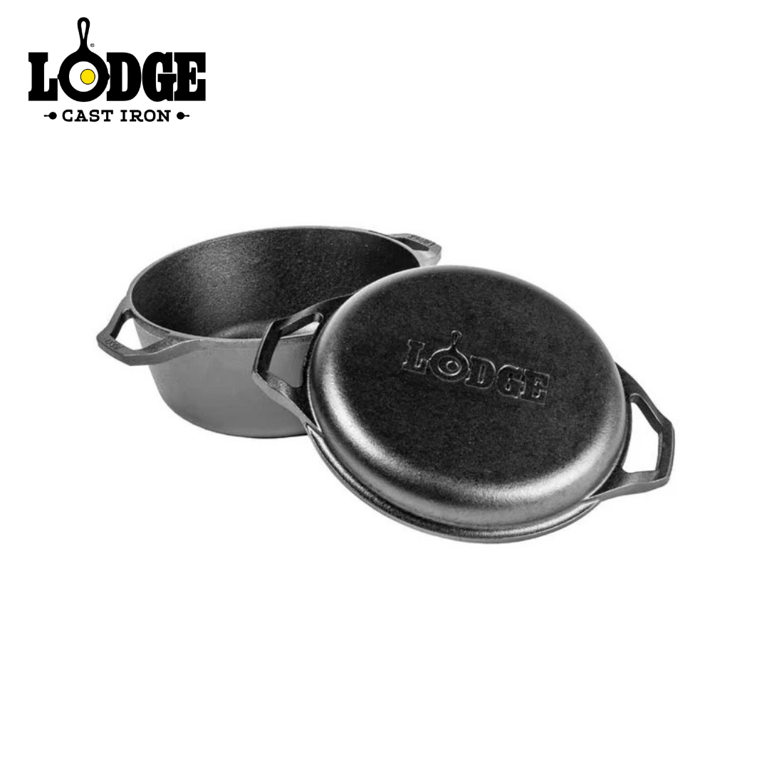 Lodge Chef Collection Double Dutch Oven 6QT